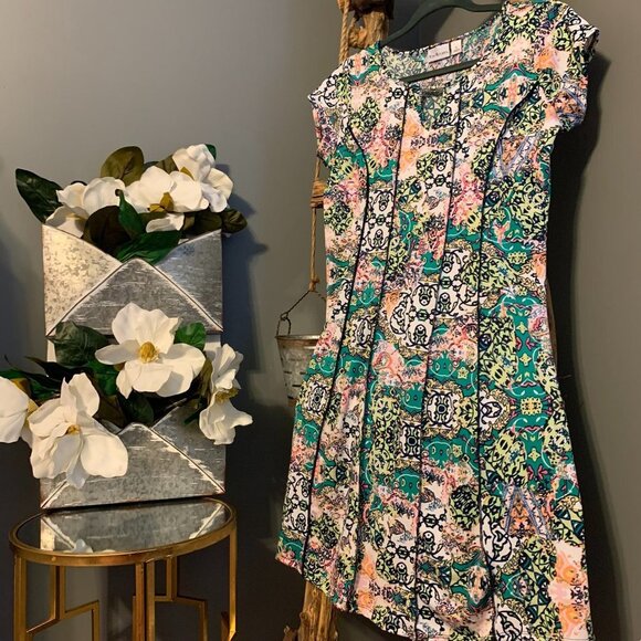 Kim Rogers Paisley Print Dress Size Small - Picture 1 of 7